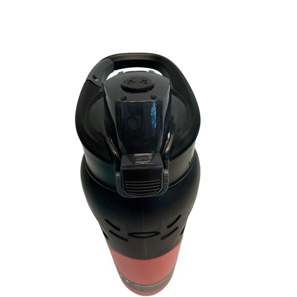 UNDER ARMOR  24 OZ COMMAND BETA 24oz WATER BOTTLE STAINLESS FLIP TOP LID NEW - Picture 6 of 9